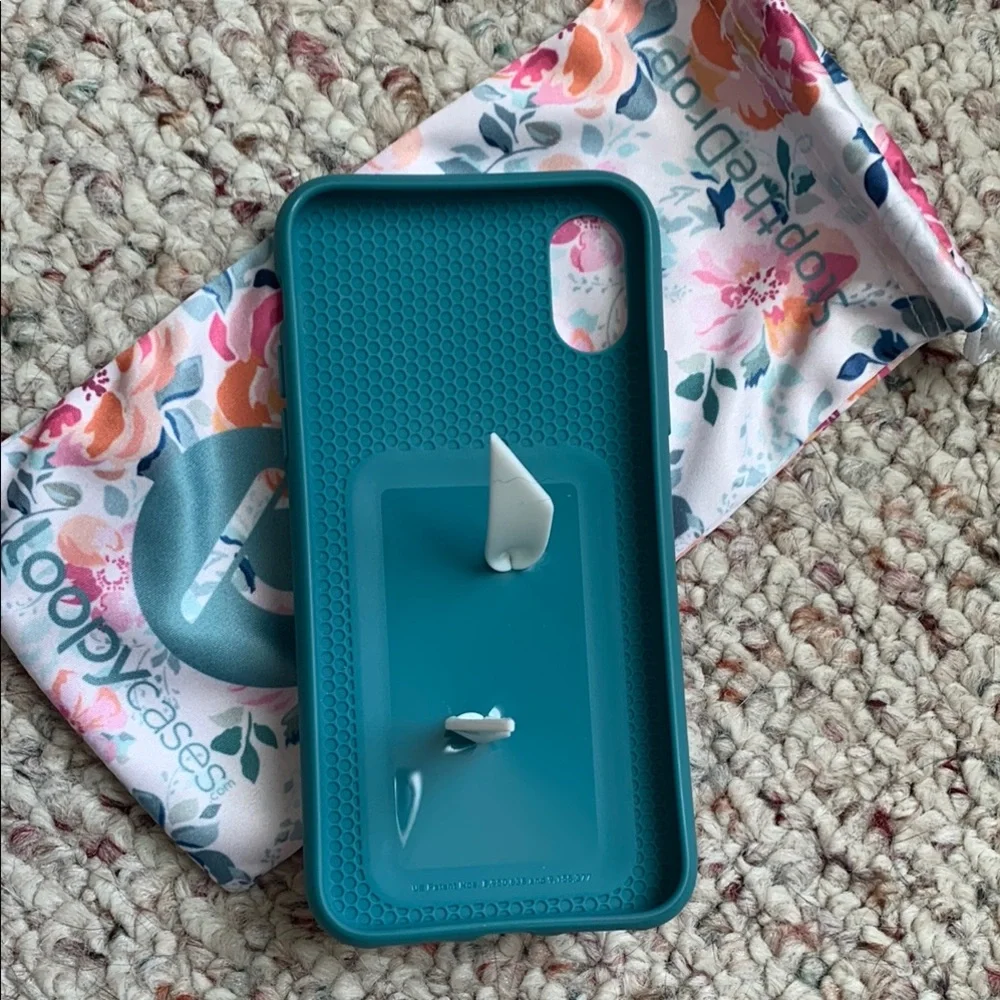 Loopy Gardenia Floral Phone Case iPhone XS